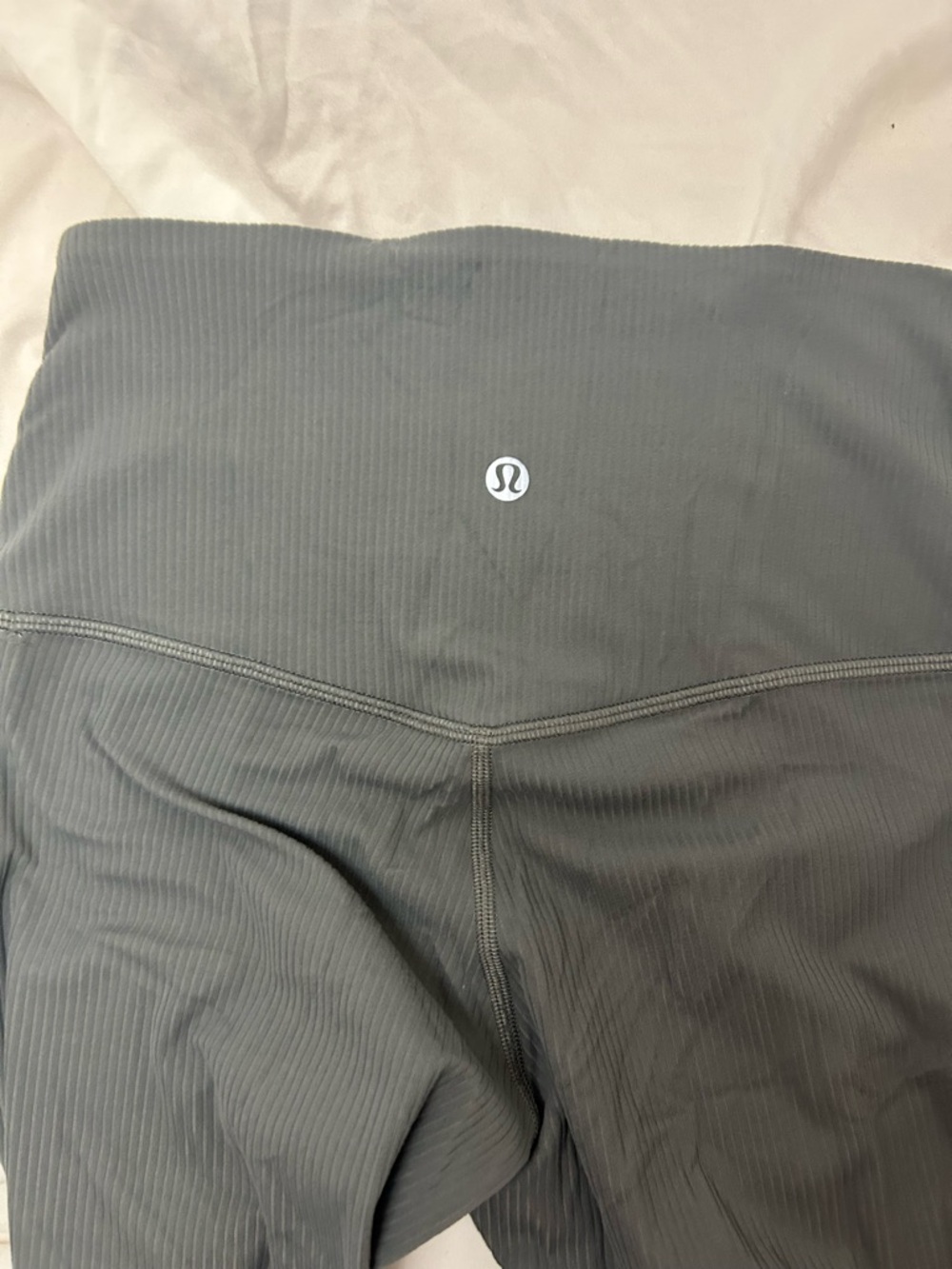 lululemon athletica Black Ribbed Boot Cut Flare Pants